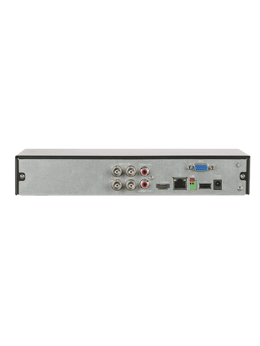 DAHUA DH-XVR5104HS-I3/T -DVR de 5MP Lite con WizSense/HDCVI X PLUS/ Soporta 4 canales+ 2 IP o hasta 6 canales IP/Audio Bidireccional en los 4 Canales/  Reconocimiento facial y protección perimetral en 1 canal/incluye SDM Plus, codificación H.265+