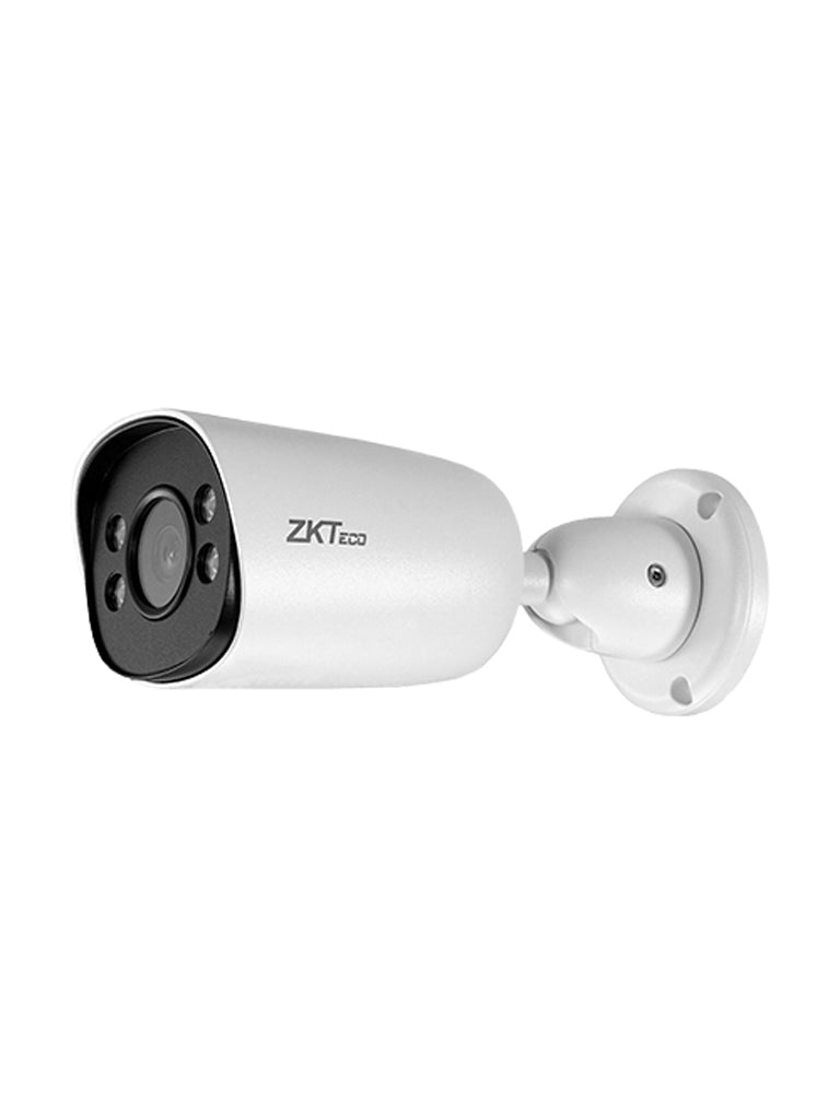 ZKTECO BS-852B31C-S2-C-MI-S – Cámara IP Bullet Full Color de 2 MP, Serie BioSense, Lente 2.8 mm, Micrófono Integrado, Video Analítico IVA, Visión nocturna a color hasta 30 m, PoE, IP67, Onvif y Carcasa Metálica