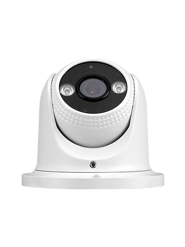 ZKTECO ES-852B31C-S2-C-MI-S – Cámara IP Domo Full Color de 2 MP, Serie BioSense, Lente 2.8 mm, Micrófono Integrado, Video Analítico IVA, Visión nocturna a color hasta 30 m, PoE, IP67, Onvif y Carcasa Metálica