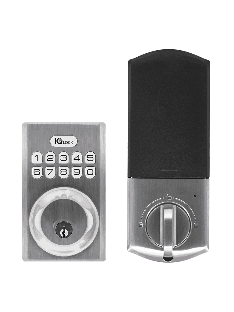 QOLSYS IQ4 NS POWER MANAGE Automation KIT - Paquete que contiene Sistema IQ 4 NS POWER MANAGE, 1 sensor PIR inalámbrico PGP9914, 1 sensor magnético inalámbrico PG9303, 1 enchufe inteligente y una cerradura power G