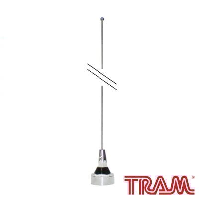 1115 Antena móvil VHF / UHF, ajustable en campo, rango de frecuencia 136-940 MHz - Toer