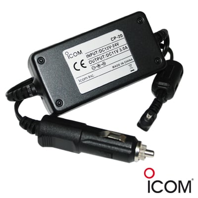 Adaptador vehícular con conexión a entrada de encendedor, para cargar radios IC-A6/ IC-A24, IC-A25 - Toer