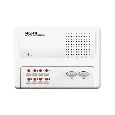 KIC-308 Sistema de intercomunicador manos libres para 8 extensiónes