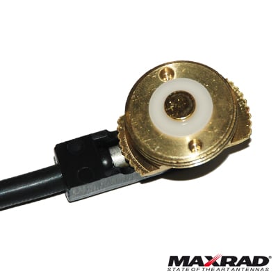 Montaje para Antenas Móviles, 1 Hilo, 5 mts de Cable RG58U, Montaje 3/4 (NMO), sin Conector.