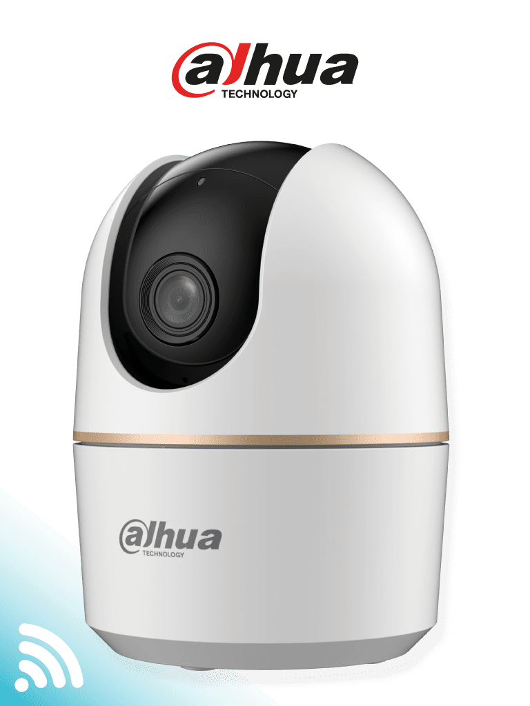 DAHUA DH-H5A - Cámara IP Domo Motorizado Wifi de 5 Megapíxeles con IA, autotracking, audio bidireccional (micrófono y altavoz), sirena, IR de 10 m, ranura MicroSD, detección de humanos y modo privacidad