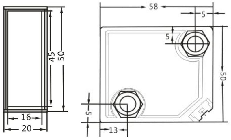 ZKTECO DRA3500 - Fotocelda para Control de Acceso Vehicular / Emisor y Transmisor en un mismo lado / Cobertura de 3.5 metros lineales