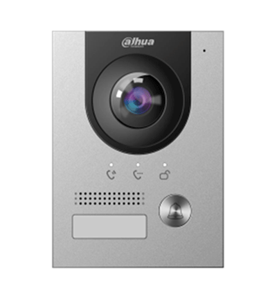 DAHUA KTP01L(S) - Kit de Videoportero IP con Frente de Calle Metálico Antivandálico  y cámara de 2MP. Incluye monitor táctil de 7", ranura SD, control de puerta, E/S de alarmas, y switch PoE de 6 puertos, 36W. Ideal para seguridad avanzada/