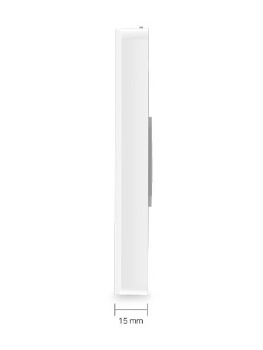 TP-LINK EAP235-WALL - Punto de acceso Omada de doble banda AC1200 MU-MIMO, diseñado para montaje en pared con 3 puertos adicionales, configuración por controlador o stand-alone y alimentación PoE af/at.