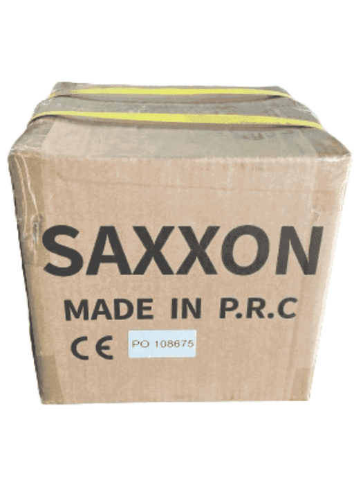 SAXXON OFTPCAT5ECOPE150N - Bobina de Cable FTP Cat5e 100% Cobre/ 150 Metros/ Blindado/ Color Negro/ Uso Exterior/ Ideal para Cableado de Redes de Datos y Video/ Cert ISO9001/ UL / RoSH/