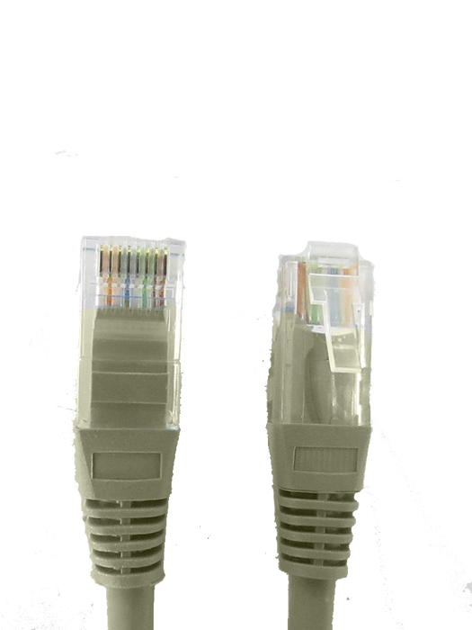 SAXXON P5E3UG - Cable patch cord UTP 3 metros / CAT 5E / Color gris
