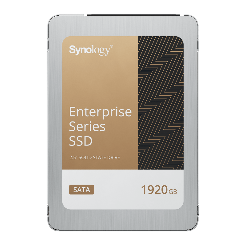 SSD SATA de 2,5 Serie Enterprise | 1920 GB | Alto Rendimiento Estable 50.000 IOPS | Resistencia Empresarial 10.000 TBW | Protección de Datos Integral | Análisis de Vida Útil | Compatibilidad con Synology DSM.