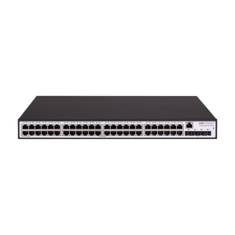 DS-3E2552-HI-48T4F Switch Gigabit / Administrable / 48 Puertos 1000 Mbps / 4 Puertos SFP / Configuración Nube Hik-PartnerPro / Soporta IGMP