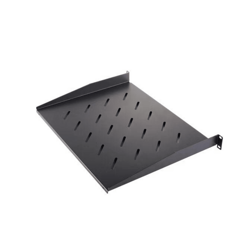 DS-XSPB04-S/B Charola para Soportar Equipos en Rack de 19 / Profundidad de 30 CM / Color Negro / 1 U Rack