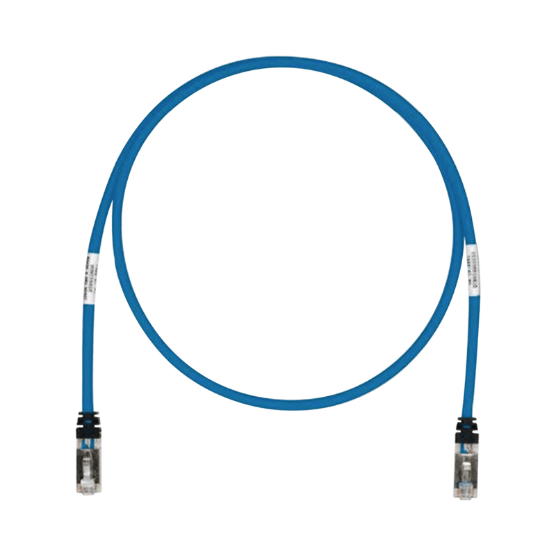 STP6X20MBU Patch Cord Cat6A, Blindado S/FTP, CM/LS0H, 20 m, Color Azul