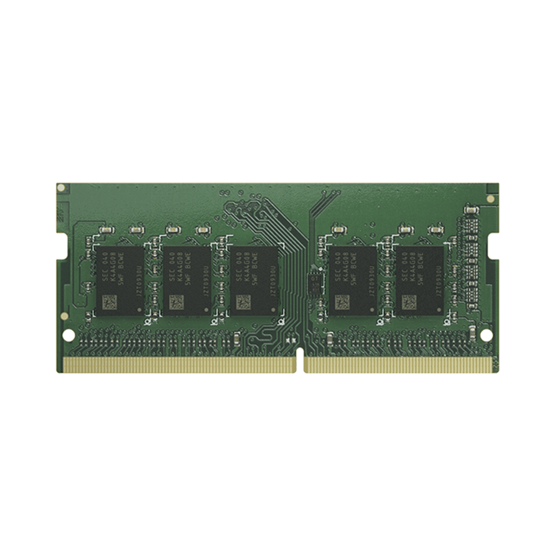 Módulo de Memoria DDR4 ECC Unbuffered SODIMM | Capacidad 8GB | Compatible con Series 23: DS1823xs+, DS923+, DS723+ |  Compatible con Series 22: RS822RP+, RS822+, DS3622xs+, DS2422+, DS1522+.