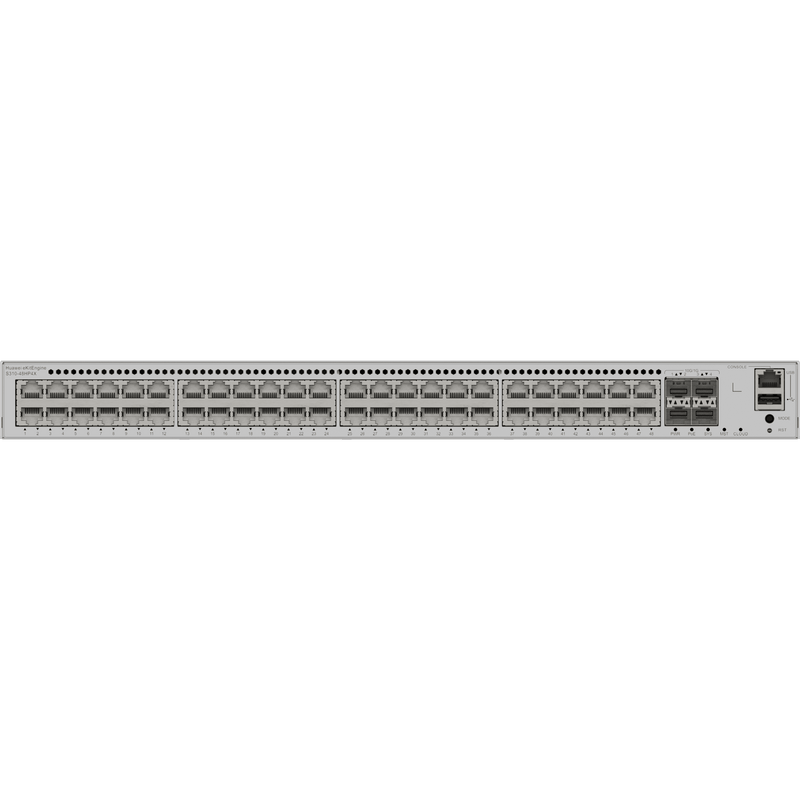 Switch Core/Distribución eKit Administrable / Capa 3 / 48 puertos Gigabit PoE+ + 4 SFP+ / PoE Perpetuo / PoE Budget 849 W / Sin Licenciamiento