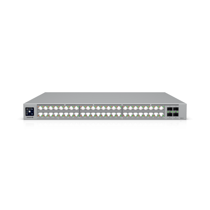 ECS-48-POE Enterprise Campus 48 PoE, Switch Empresarial Etherlighting? PoE+++ Capa 3 de 48 Puertos (32 x 10 GbE y 16 x 2.5 GbE) y 4 Puertos SFP28 de 25 G de Alta Disponibilidad