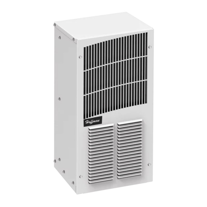 Aire Acondicionado Compacto Para Exterior, Uso en Gabinetes de Telecomunicaciones de Grado Industrial, Frío T20, 2000 BTU, 115 Vca, de Acero, Color Negro