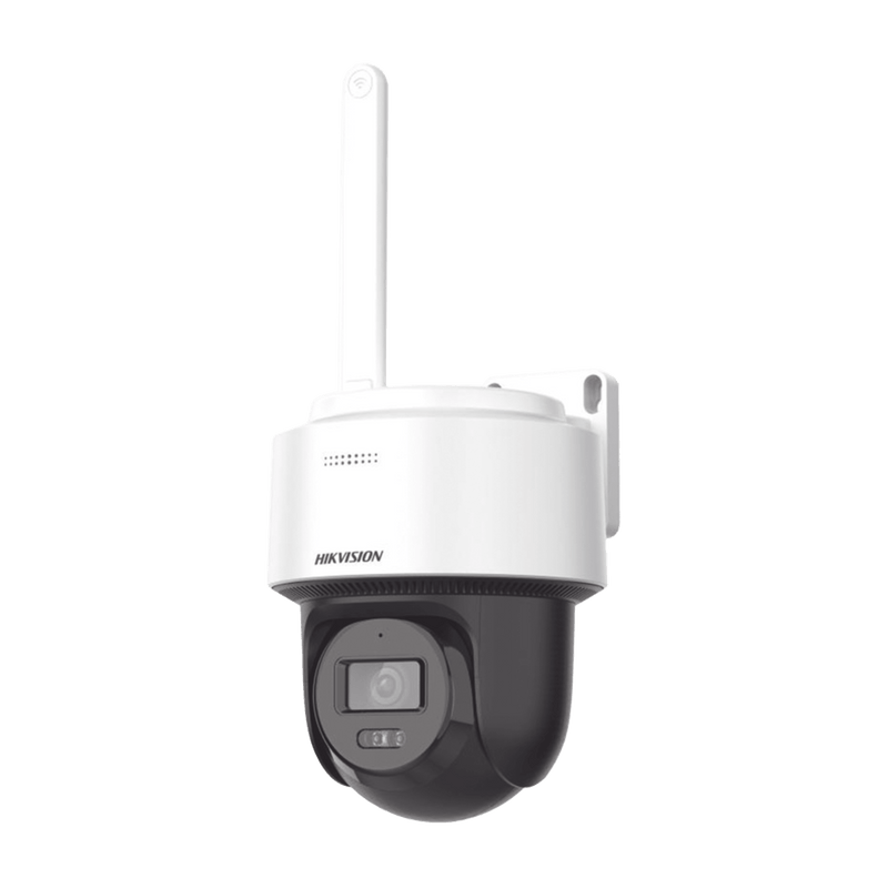 DS-2DE2C400MWG-4G [FlexVu]  Domo PT IP 4 Megapixel / Lente 4 mm  / Dual Light (30 mts IR + 30 mts Luz Blanca) / ACUSENSE / Autoseguimiento en Humanos / IP66 / Micrófono y Bocina Integrado (Audio de Dos Vías) / Micro SD / Incluye Montaje de Pared o Techo