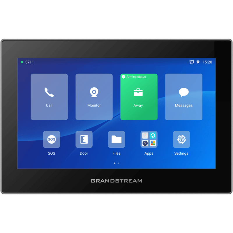 GSC-3575 Estación de Intercomunicación SIP con Wi-Fi 6, Bluetooth y Control Total para Agendamiento de Salas y Edificios Inteligentes (Color Negro)