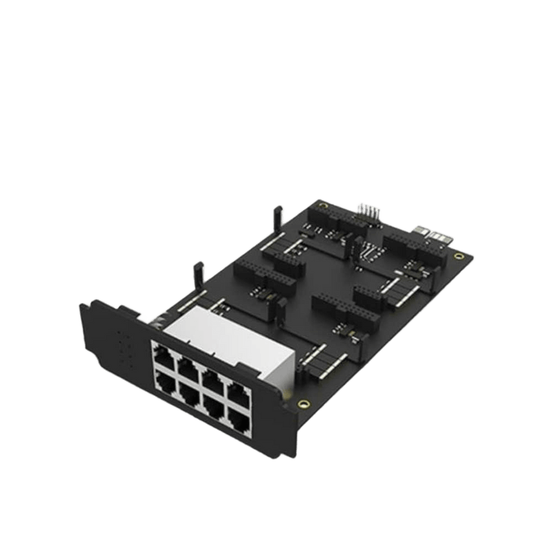 EX08 Modulo de expansión de 8 puertos RJ11 y 4 interfaces para conmutador Yeastar (P560,P570)