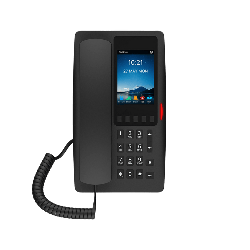 H6WB TELEFONO IP WI-FI HOTELERO C/POE C/PUERTO USB P/CARGA Y PANTALLA LCD D/3.5IN