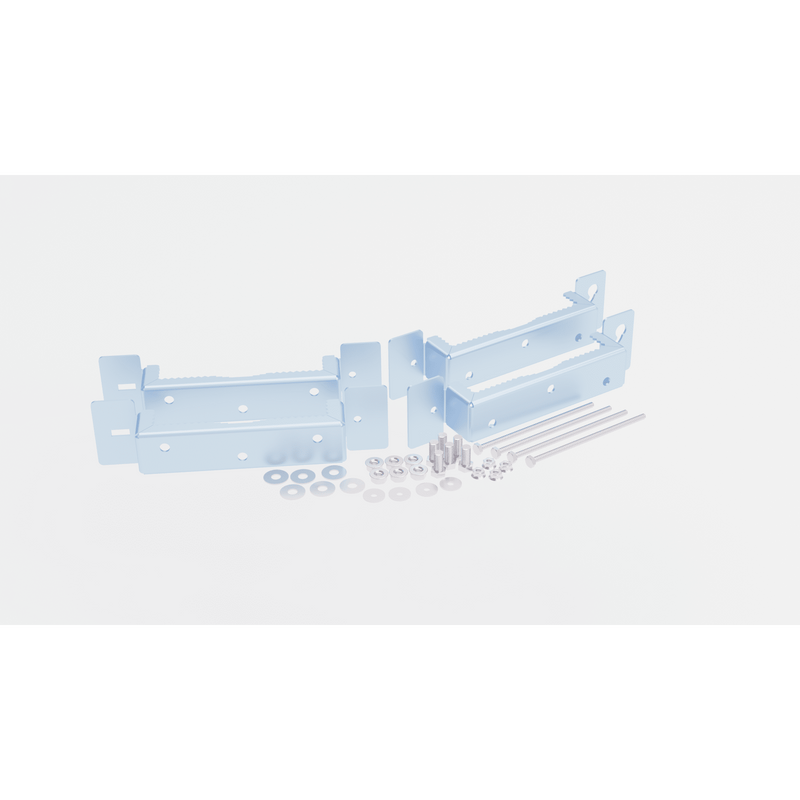 Montaje Galvanizado para Instalar en Poste  Gabinetes con Iniciales GBP