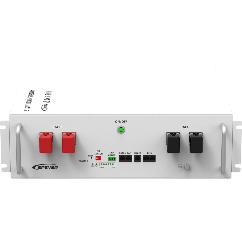 Batería de Litio LiFePO4 51.2Vcc, 5.12Kwh, 4UR