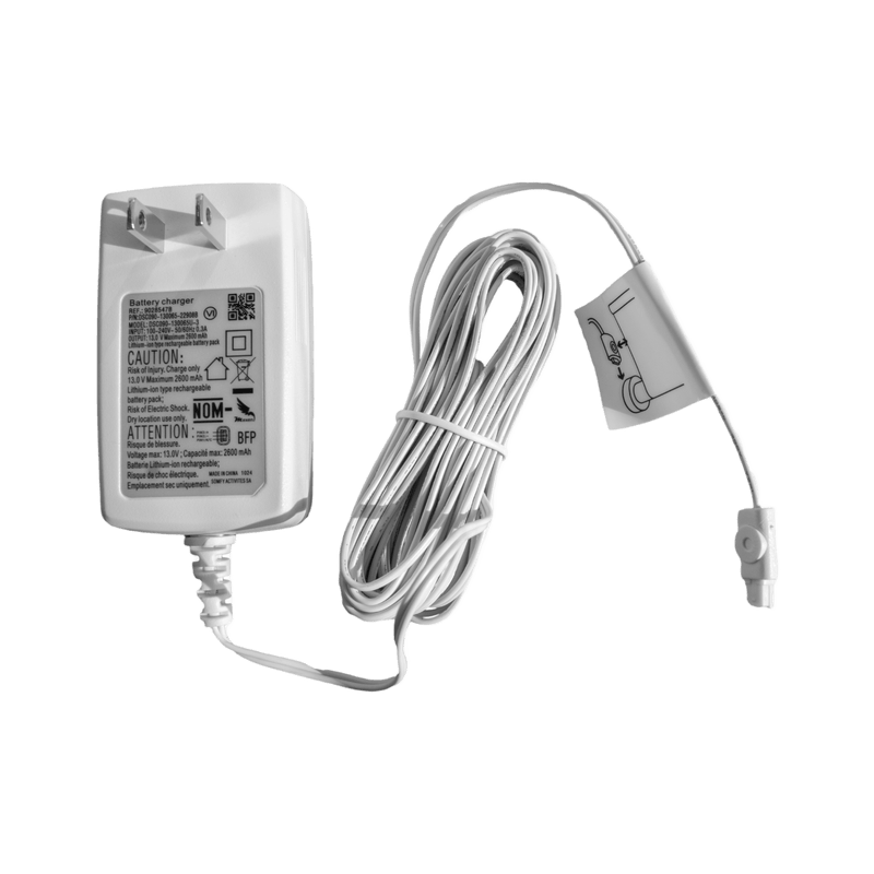 Cargador para motores inalambricos SOMFY Altus28 y Sonesse30, validar conector del motor.