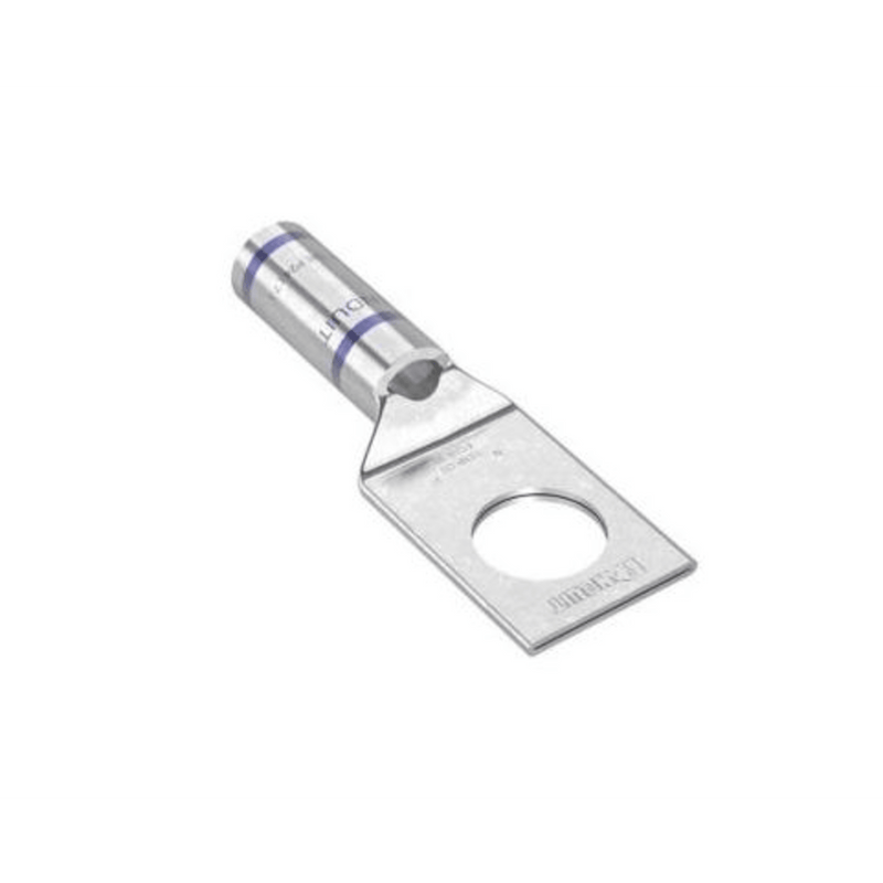 LCA6-38-L Zapata de compresión LCA6-38-L, para cal. 6 Awg, Barreno para tornillo prisionero de 3/8, 1 Pz