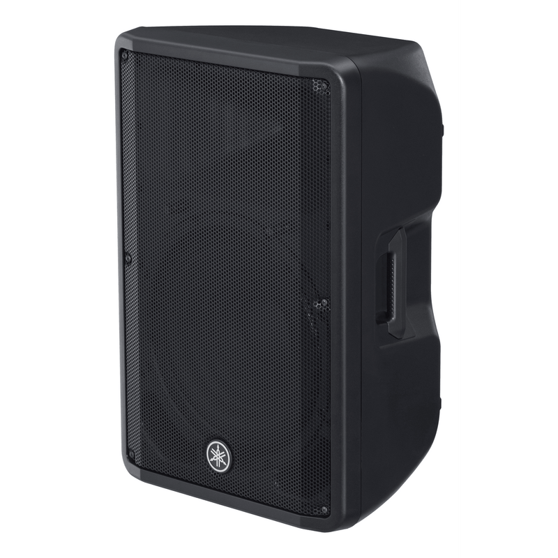 DBR15 Altavoz Activo de 2 vías | Woofer 15 | 8ohms | Color Negro | Amplificador 1000W | Gabinete de Plástico