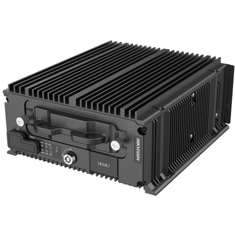 AE-MH0408(RJ45) DVR Hibrido Móvil 1080p / 4 Canales TURBO + 8 Canales IP / Soporta 4G / WiFi / GPS / Sensor G / Soporta 2 Memorias SD / Alarmas I/O / Salida de Video