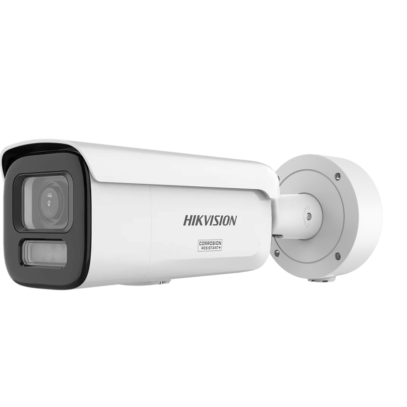 DS-2CD2647G3-LIZSY [Dual Light + ColorVu 3.0 + HikAI] Bala IP 4 Megapixel / Lente Mot. 2.8 a 12 mm / 60 mts IR + Luz Blanca / Exterior IP67 / WDR 130 dB / ACUSENSE 3.0 / Microfono Integrado / Metal / NEMA 4X / ACUSEARCH