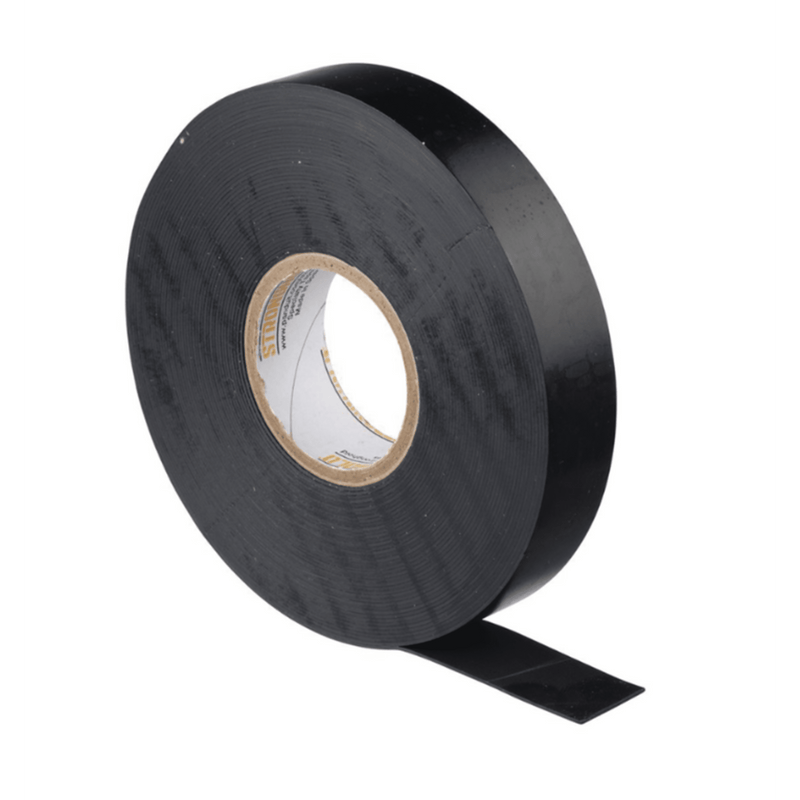 ST130-075-30BK Cinta Eléctrica STRONGHOLD para Aislar de Caucho EPR, Autoadhesiva, Uso Industrial en Uniones de Alto Voltaje y Temperatura , Grosor de 0.76mm (30 mil), Ancho de 19mm, y 9.1m de Largo, Color Negro