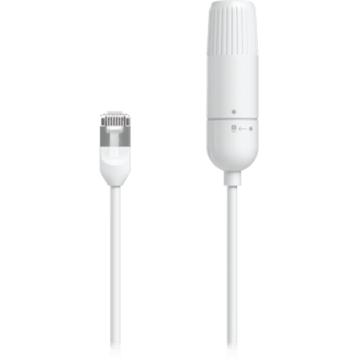 Extensor de Cable Cat6A Blindado / Capucha Impermeable / Ultrafino / 2 Unidades / Conector RJ45 / Para Espacios Reducidos