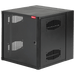 Gabinete AccessPlus de Montaje en Pared de 19in, Rieles Numerados y Roscados #10-32, Puerta con Ventana de Seguridad, 600 mm de Ancho, 762 mm de Profundidad, 12 UR, Color Negro - Toer