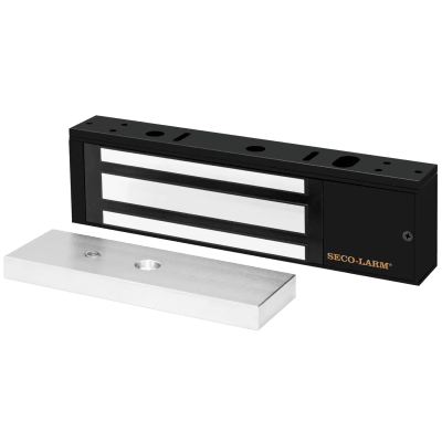 Chapa Magnética 1200 Lbs / En Color Negro / Con Sensor De Adherencia / Led De Estatus / Alimentación 12/24 Vdc Ajustable / Libre de Magnetismo Residual - Toer