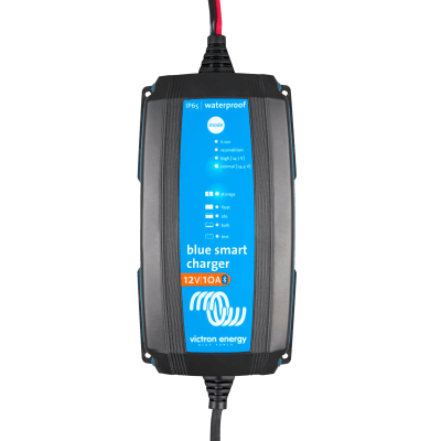 Blue Smart IP65 12/10 / Cargador de Baterías 12V, 10A / Para Ambientes Marinos y Terrestres. /  Para baterías de Plomo y Litio