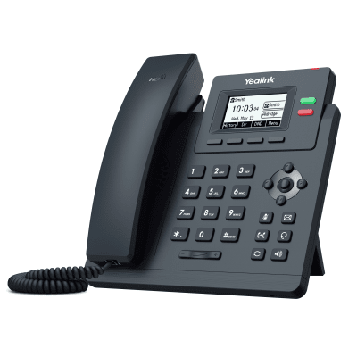 Teléfono IP Empresarial Yealink SIP T30P con 2 Líneas SIP y Conferencia de hasta 5 Participantes - Toer