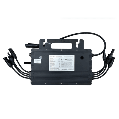 Microinversor 2 Kw, WIFI,  220 Vca, para Interconexión a Red Eléctrica, IP67, Conexión para Cable Troncal, soporta oversizing a 4 Módulos de Hasta 670 W - Toer
