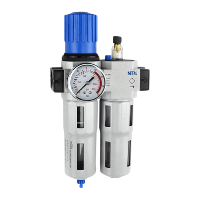 Lubricador Regulador Filtro Neumático / Puerto G1/2´´ / Presión Entrada 230 psi / Presión Salida 175 psi / Caudal Máximo 3500 l/min / Precisión Filtro 40 μm