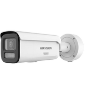 [Dual Light + ColorVu 3.0 + HikAI] Bala IP 4 Megapixel / Lente Mot. 2.8 a 12 mm / 60 mts IR + Luz Blanca / Exterior IP67 / WDR 130 dB / ACUSENSE 3.0 / Microfono Integrado / Metal / NEMA 4X / ACUSEARCH - Toer