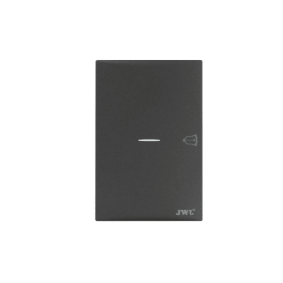 Placa de Policarbonato con Botón de Timbre / 127V~ 60Hz / 10A / Diseño Minimalista