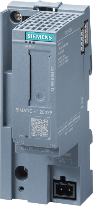 Interface Module PROFINET / IM 155-6 PN ST / 32 I/O Modules + 16 ET 200AL / Multi Hot Swap / PROFINET Security Class 1 / Isochronous IRT Mode / Open IE Communication