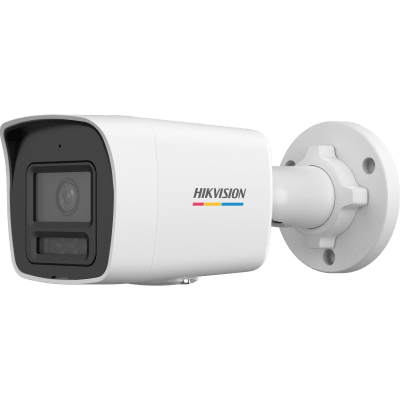 [Dual Light + ColorVu] Bala IP 2 Megapixel / Lente 2.8 mm / 30 mts IR + 30 mts Luz Blanca / Micrófono Integrado / ACUSENSE Lite / Exterior IP67 / WDR 120 dB / PoE / Micro SD
