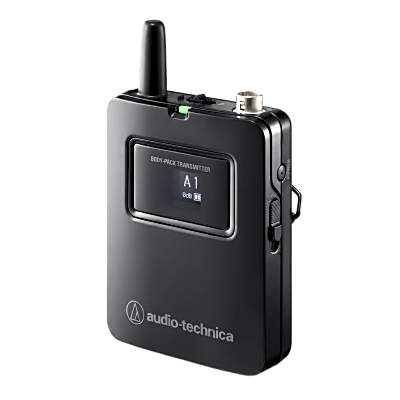 Transmisor Body-Pack Inalámbrico Digital | 2.4 GHz | 24-bit 48 kHz | Conector 4 Pines Locking | Pantalla OLED | Encriptación AES128