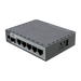 Router hEX S / 5 Puertos Gigabit Ethernet / 1 Puerto SFP 2.5G / Dual-Core ARM / 512 MB RAM / RouterOS V7 / PoE-In y PoE-Out / Montaje en Pared - Toer