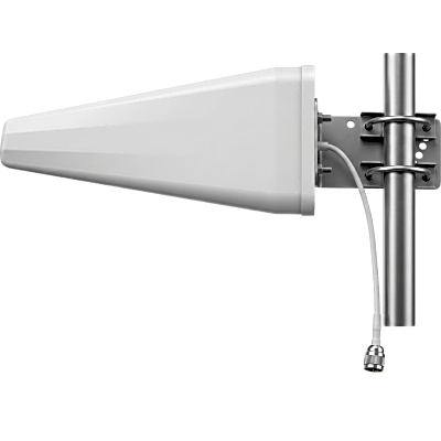 Antena Direccional Log Periódica / Rango Dual 698-960 y 1710-2700 MHz / 11 dBi de Ganancia / VSWR ≤1.5 / Conector N-Hembra / Uso Interior y Exterior