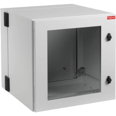 Gabinete ProTek Bisagra Doble con Ventana / 32 UR / Tipo 4 12 / 1525 x 600 x 610 mm (60.04 x 23.62 x 24.02 in) / Acero Dulce / Montaje en Pared / Gris Claro RAL 7035
