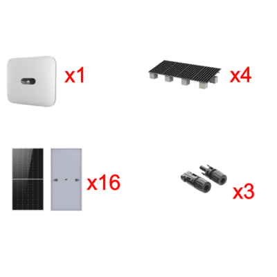 Kit Solar Interconexion  / 10kW  220Vca / Inversor HUAWEI / Montaje Incluido - Toer